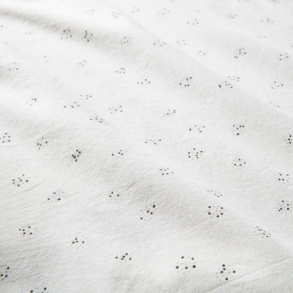 Stokke x Pehr Organic Cotton Mini Crib Sheet for Stokke Sleepi Mini - Grey Dotty