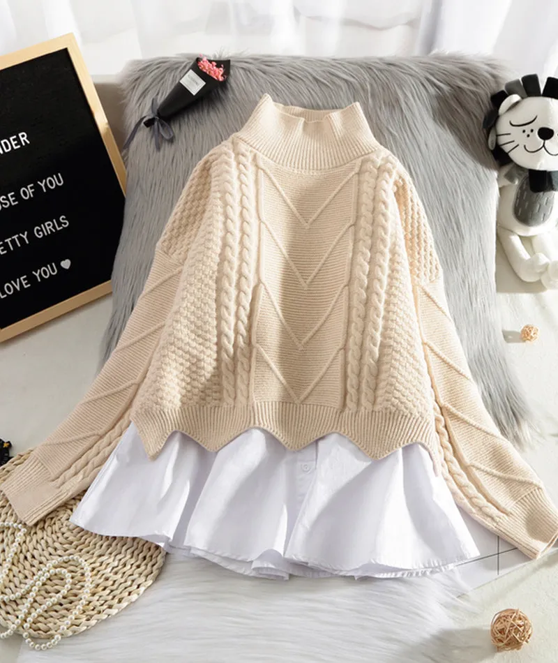 Stylish Two-piece Sweater      S4376