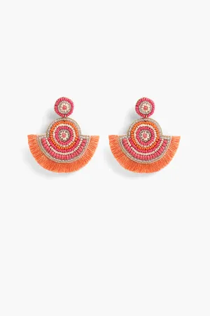 Sunburst Embellished Earrings