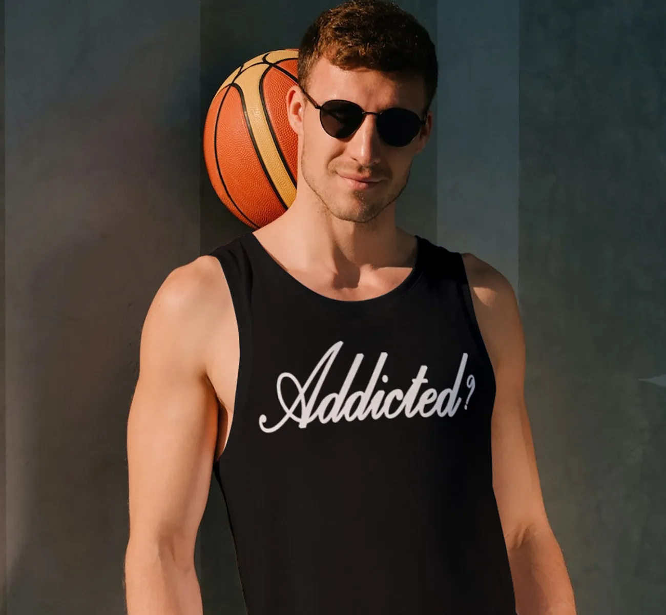 utt- Addicted? Unisex Tank Tops