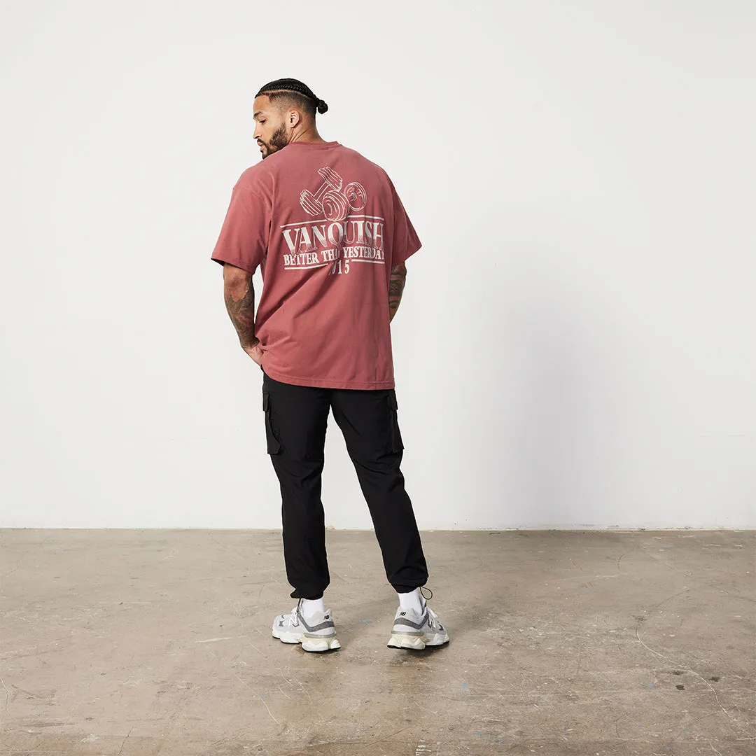 Vanquish TSP Chalk Red Western Oversized T Shirt